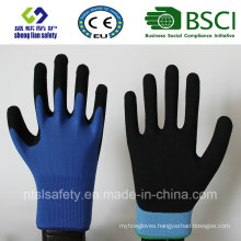 13 Gauge Nylon Liner, Nitrile Coating, Sandy Finish Safety Work Gloves (SL-NS105)